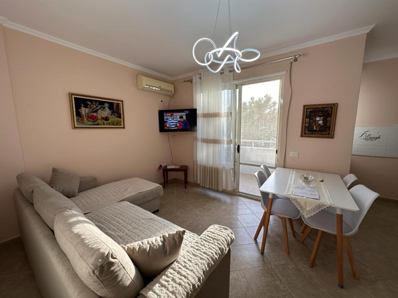 Sunset Sea View - Beachfront Balcony - Ac - Wifi Δυρράχιο Εξωτερικό φωτογραφία